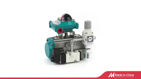 Pneumatic Floating 2-Way Ball Valve with Flange DN15- DN200 SS304 Stainless Steel Pneumatic Actuator